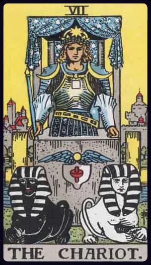 The Chariot tarot card