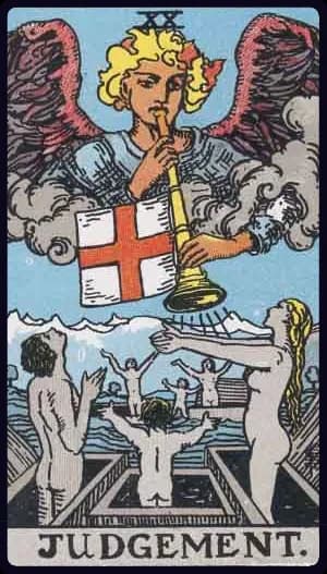 Judgement tarot card