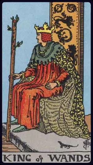 King of Wands tarot card