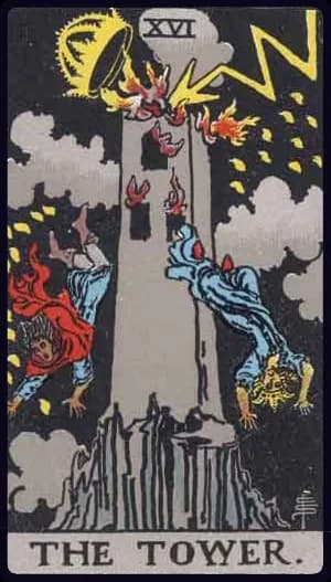 The Tower tarot card